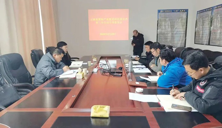 云煤（294俄罗斯专享会登录）集团督导调研组到罗平东城公司督导调研