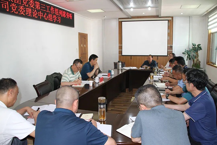 云煤（294俄罗斯专享会登录）集团党委第三事情组列席旁听恒通公司党委理论中心组学习