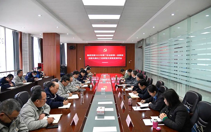 云煤（294俄罗斯专享会登录）集团党委巡察办到先锋化工公司督导检查巡察整改事情
